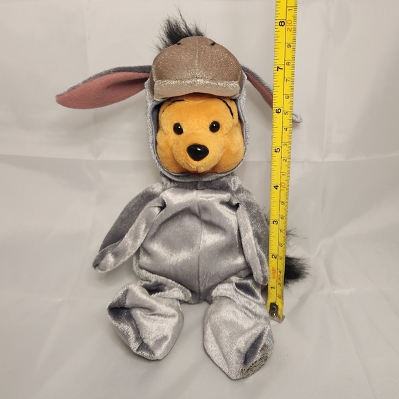 8" Walt Disney World Winnie the Pooh in Eeyore costume Limited Edition Plush - Picture 7 of 9